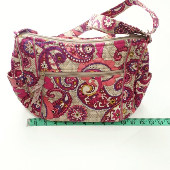 Vera Bradley Paisley Pink Quilted Bag - Picture 6 of 7